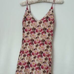 Wilfred Floral Print Mini Dress (Size 2)